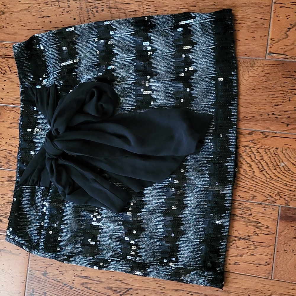 Sequin miniskirt